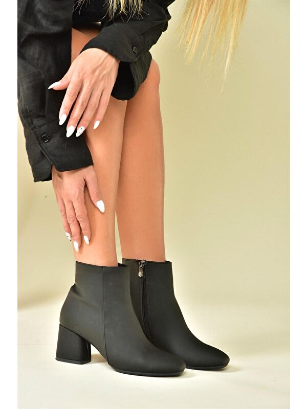 L2510892 Siyah Kadın Bot - Görsel 4