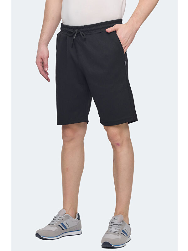 SLAZENGER NUKE I Erkek Cepli Siyah Şort