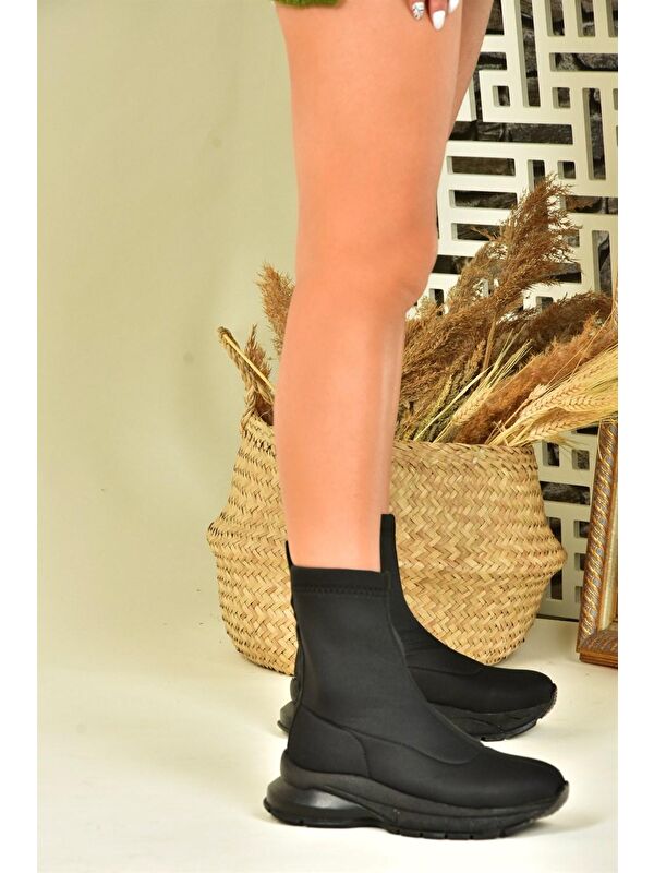 N2390260 Siyah Kadın Bot - Görsel 4