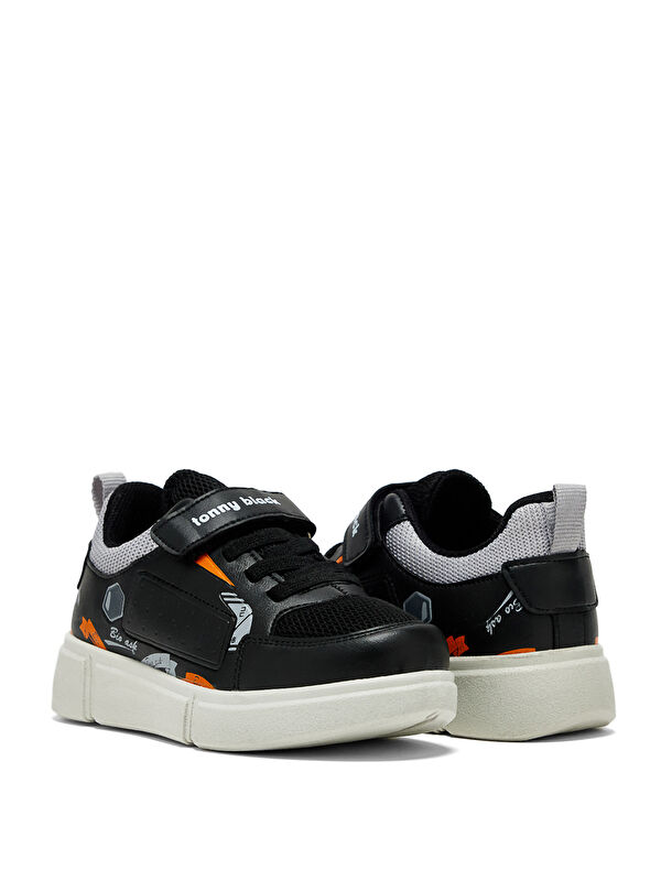 Tonny Black Gri Tonny Black Rahat Kalip Çocuk Unisex Cırtlı