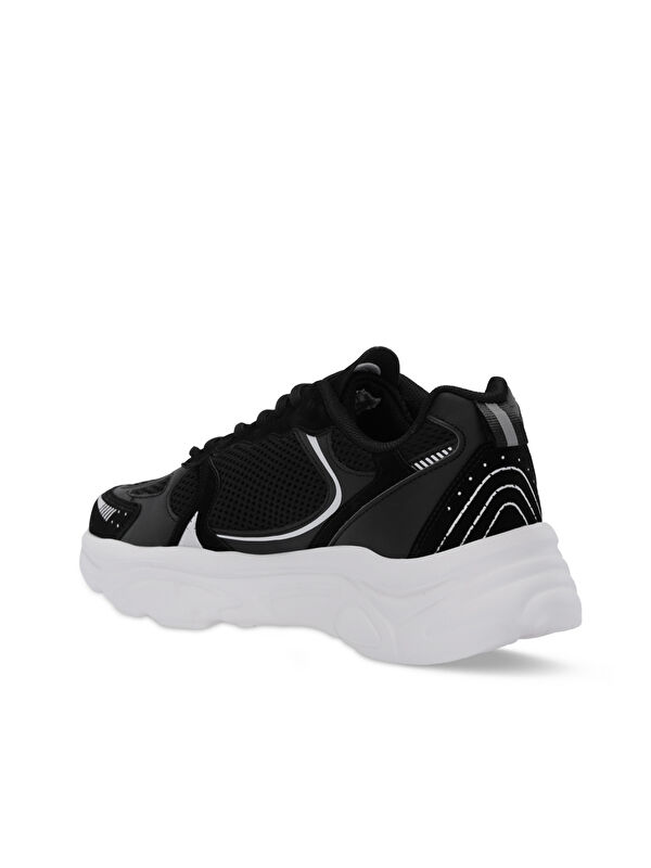 INFERNO I Kadın Siyah / Beyaz Koşu & Yürüyüş Spor Ayakkabısı - Görsel 4