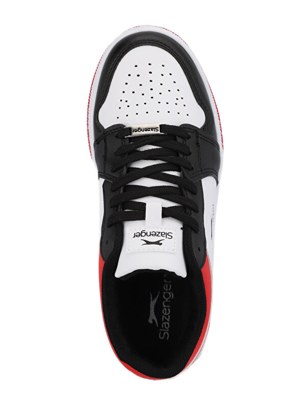 PRINCE I Kadın Beyaz / Siyah / Kırmızı Günlük Spor Ayakkabısı - Görsel 6