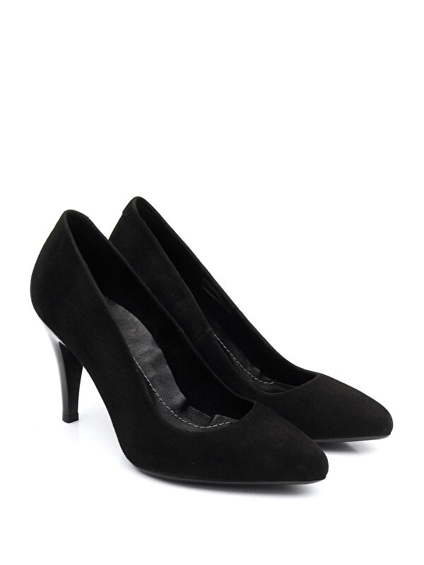 Hakiki Deri Sivri Burun İnce Yüksek Topuklu Stiletto Kadın Ayakkabı 22354 - Görsel 3