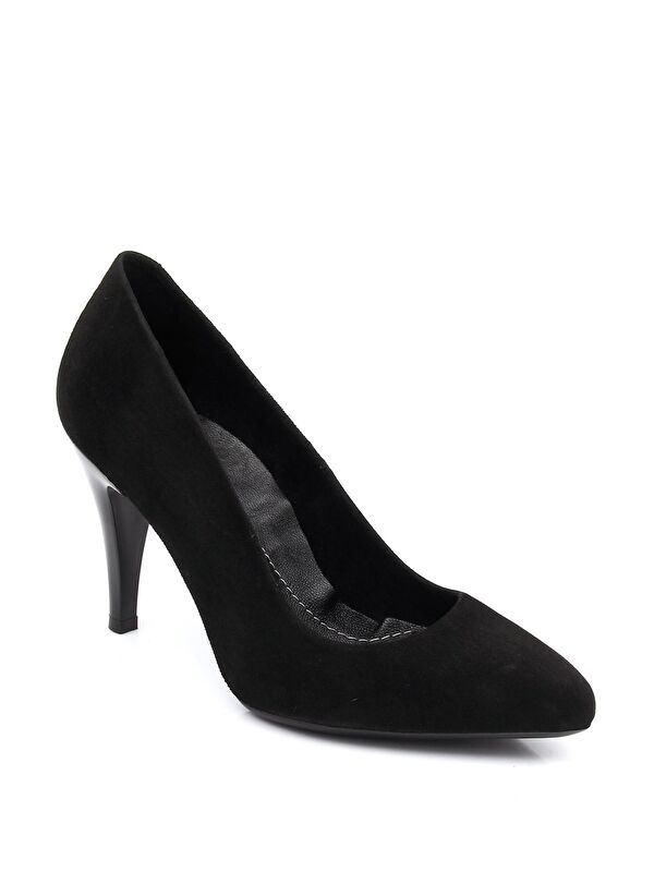 Hakiki Deri Sivri Burun İnce Yüksek Topuklu Stiletto Kadın Ayakkabı 22354 - Görsel 6