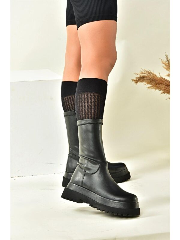 N2670643 Siyah Kadın Bot - Görsel 3