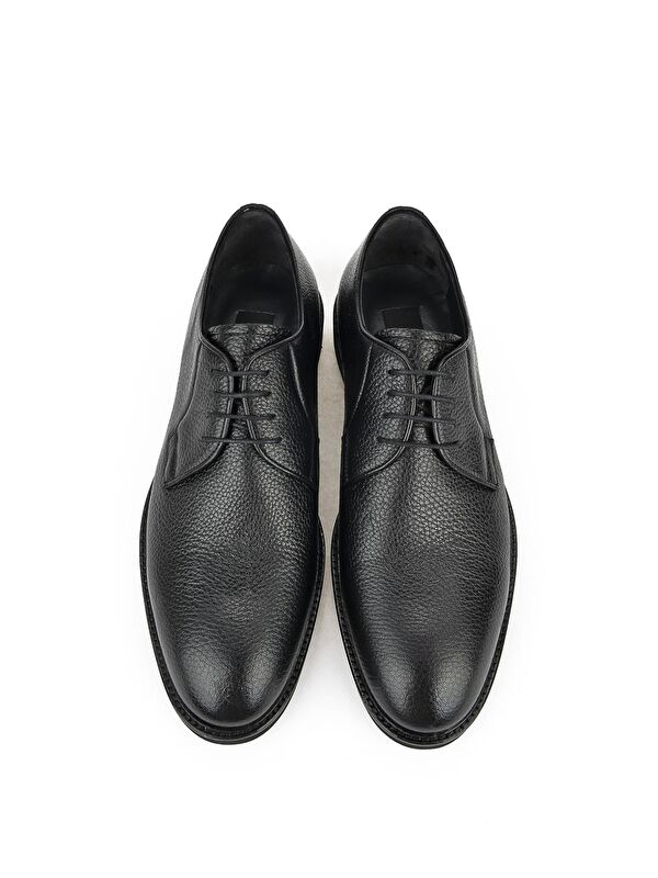 Erkek Hakiki Deri Ayakkabı 123145 1519F Siyah - Görsel 5