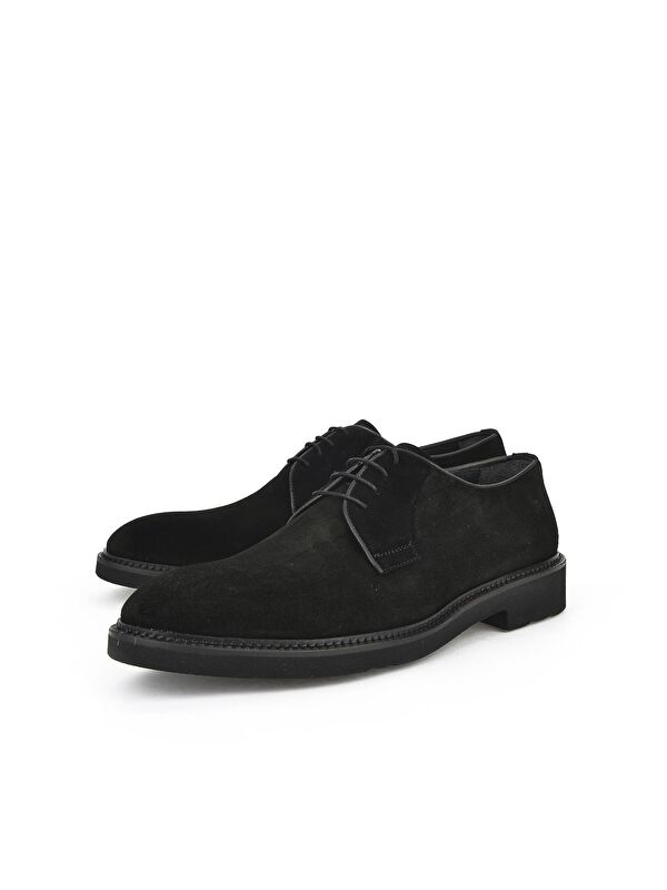 Erkek Hakiki Deri Ayakkabı 123145 1519S Siyah - Görsel 9