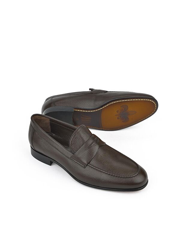 Erkek Hakiki Deri Ayakkabı 123145 5968 Kahve - Görsel 5