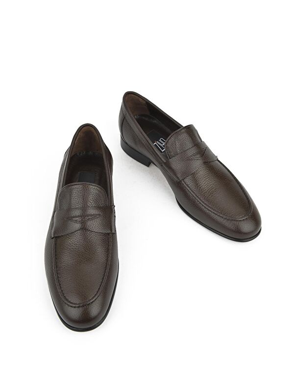 Erkek Hakiki Deri Ayakkabı 123145 5968 Kahve - Görsel 6