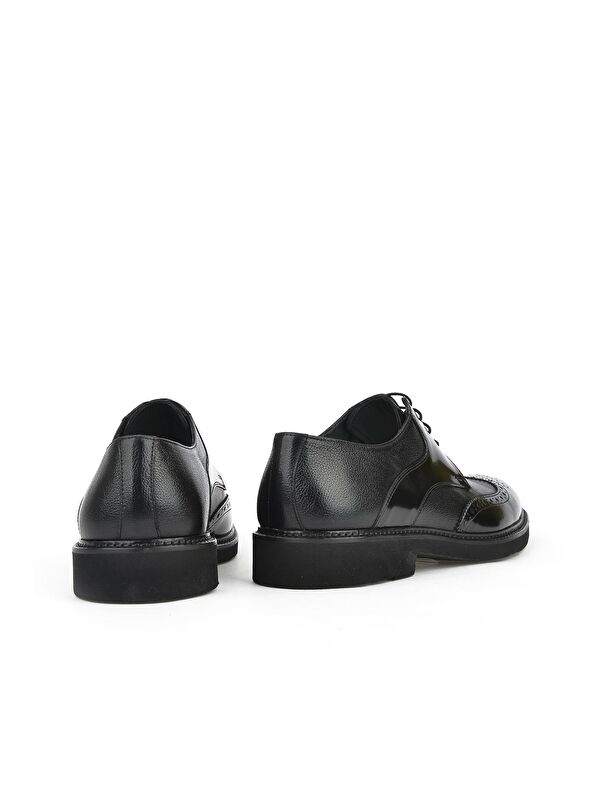 Erkek Hakiki Deri Ayakkabı 123145 625 Siyah - Görsel 6