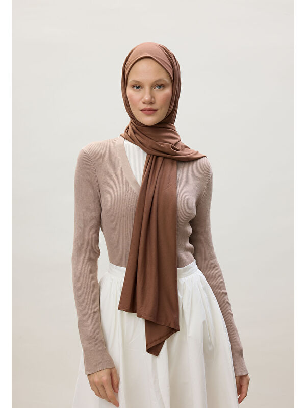 Fresh Scarfs Penye Şal Acı Kahve