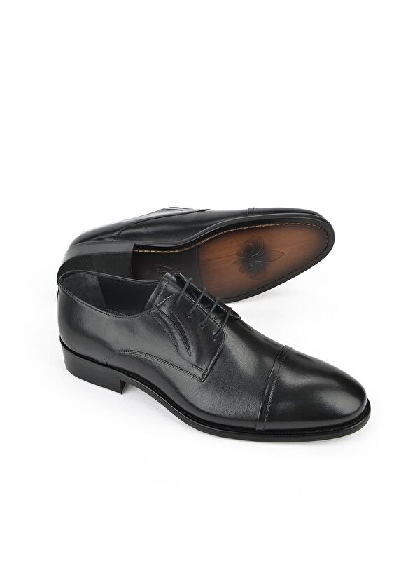 Erkek Hakiki Deri Ayakkabı 123145 396 Siyah - Görsel 5