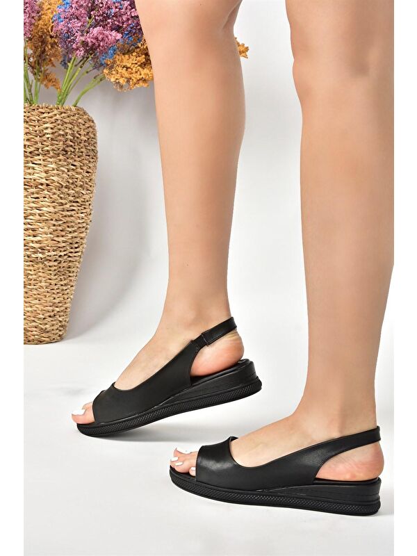 Siyah Kadın Sandalet K674300609 - Görsel 4