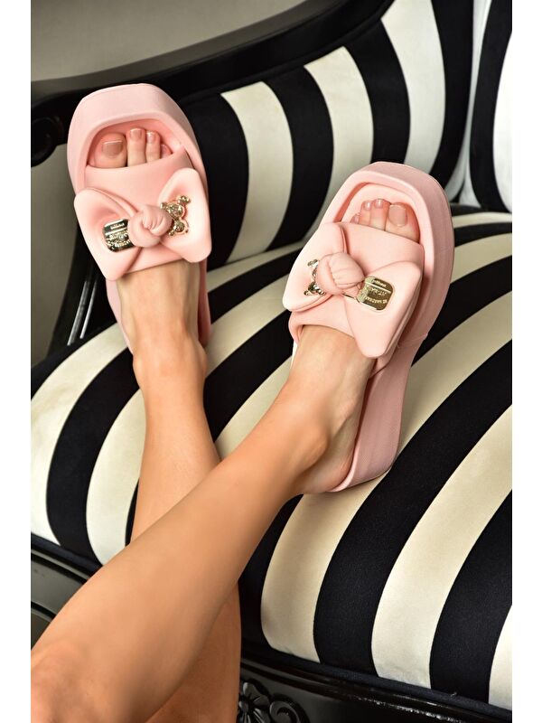 P267091804 Pudra Kadın Terlik - Görsel 2