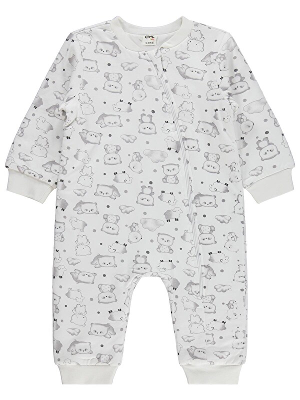 Civil Baby Ayıcık Baskılı 12-24 Ay Uyku Tulumu - Bej