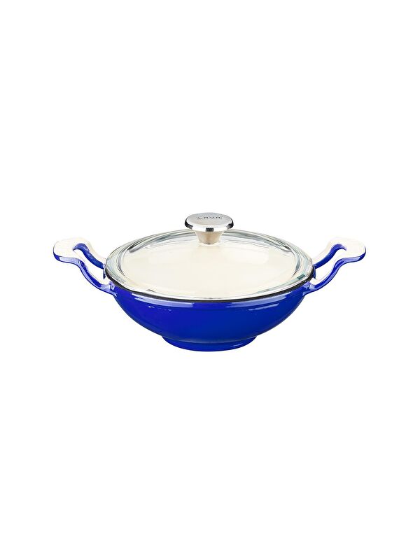 LAVA Mini Wok Yekpare Kulplu Cam Kapaklı Edition Serisi Çap(Ø)16cm.