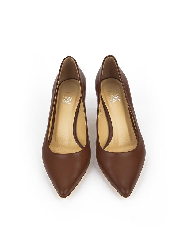 Kadın Hakiki Deri Topuklu Ayakkabı 1231003 324 Taba - Görsel 7