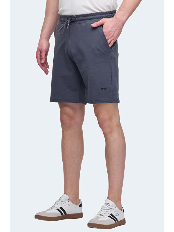 SLAZENGER VARDAH Erkek Cepli Koyu Gri Şort