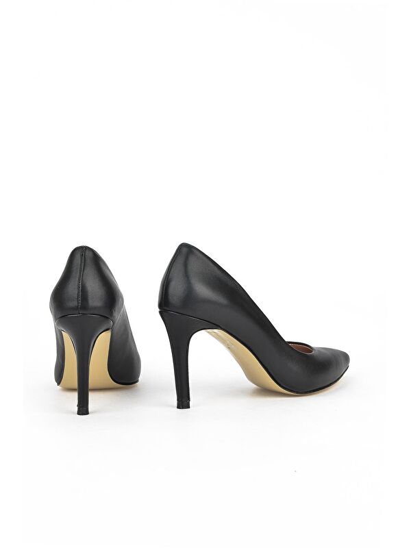 Ziya Ayakkabi Kahverengi Ziya Ayakkabi Hakiki Kadın Deri Topuklu