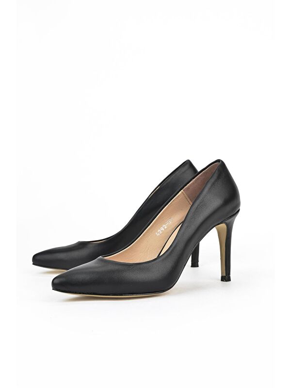 Ziya Ayakkabi Kahverengi Ziya Ayakkabi Hakiki Kadın Deri Topuklu