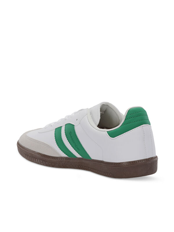 ITALY I Kadın Beyaz / Yeşil Günlük Spor Ayakkabısı - Görsel 4