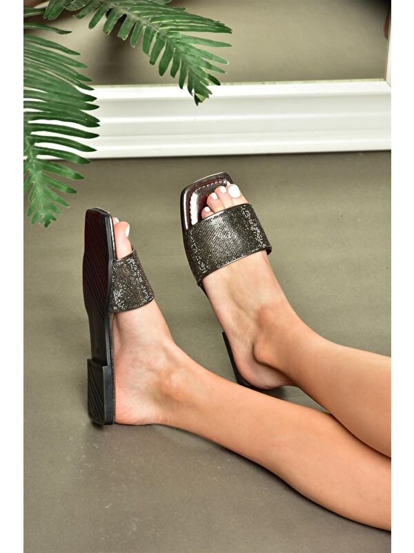 P820038614 Platin Kadın Terlik - Görsel 3