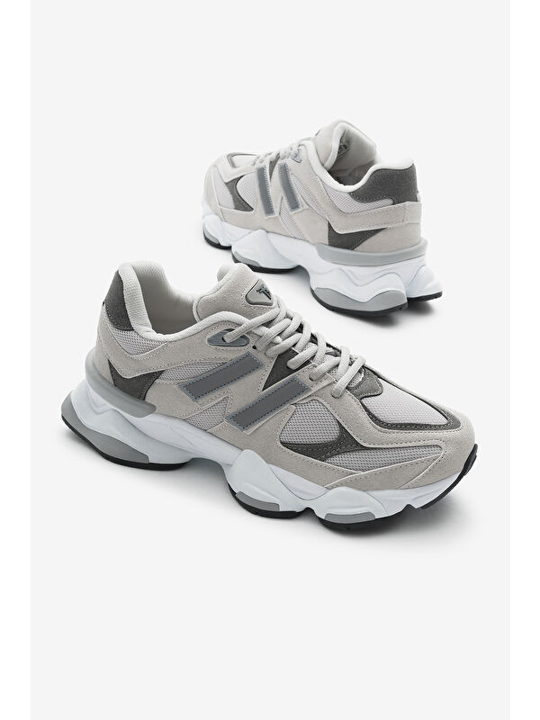 Tonny Black Bej Tonny Black Poli Taban Unisex Anorak Desenli Yüksek Bağcıklı Spor Ayakkabı