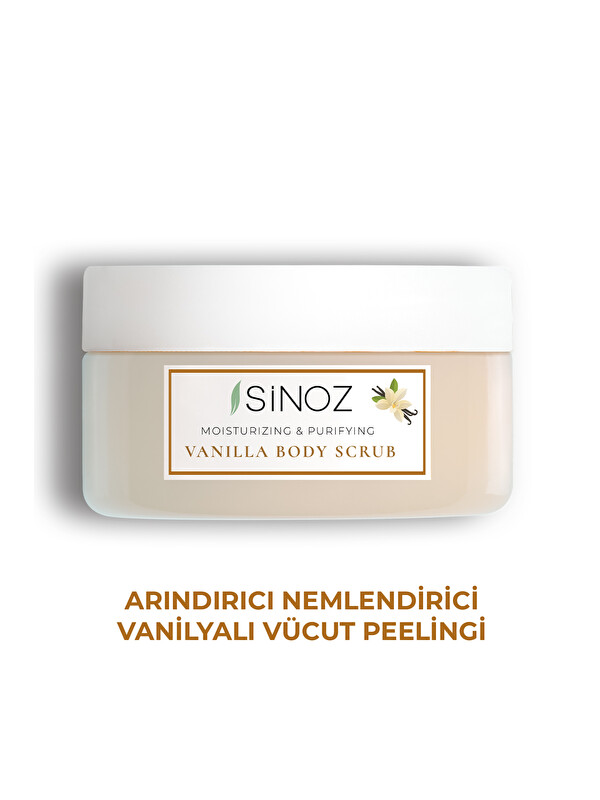 Sinoz Arındırıcı Ve Nemlendirici Vücut Peelingi - Vanilya 300 Gr