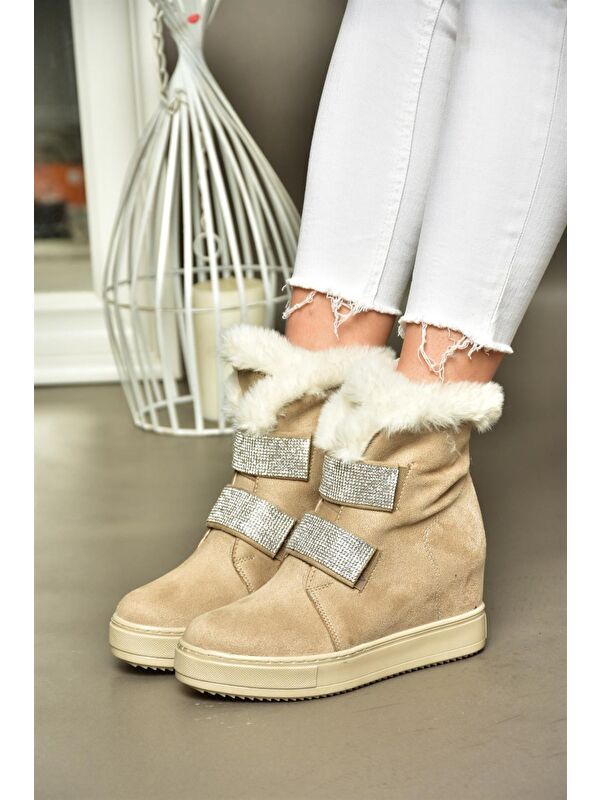 R6028916 Bej Kadın Bot - Görsel 2