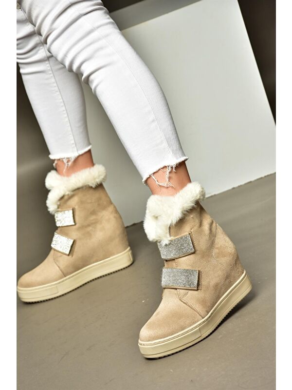 R6028916 Bej Kadın Bot - Görsel 4