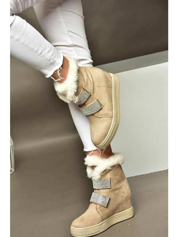 R6028916 Bej Kadın Bot - Görsel 7