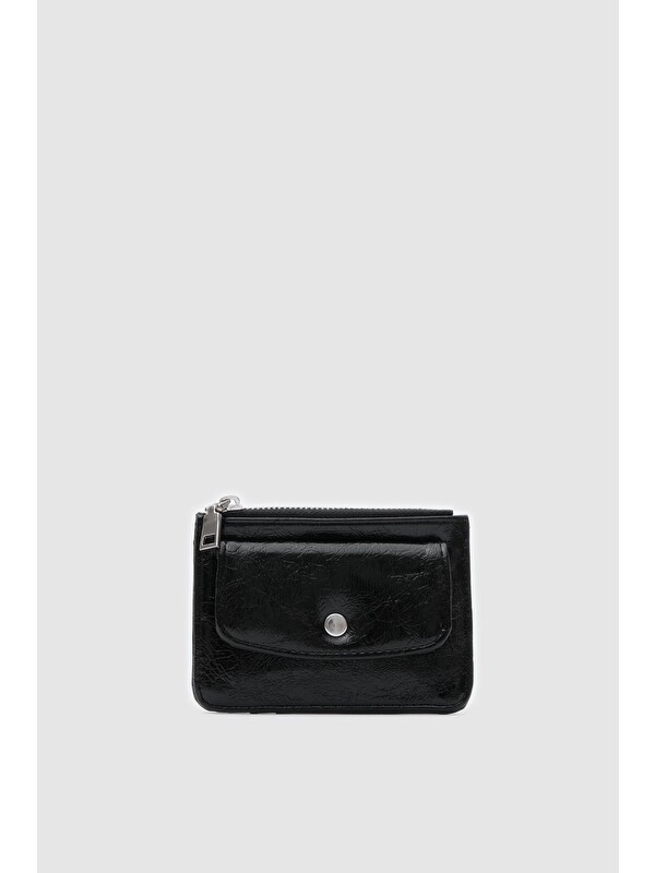 Shulebags Carry Kapaklı Kadın Kartlık Siyah