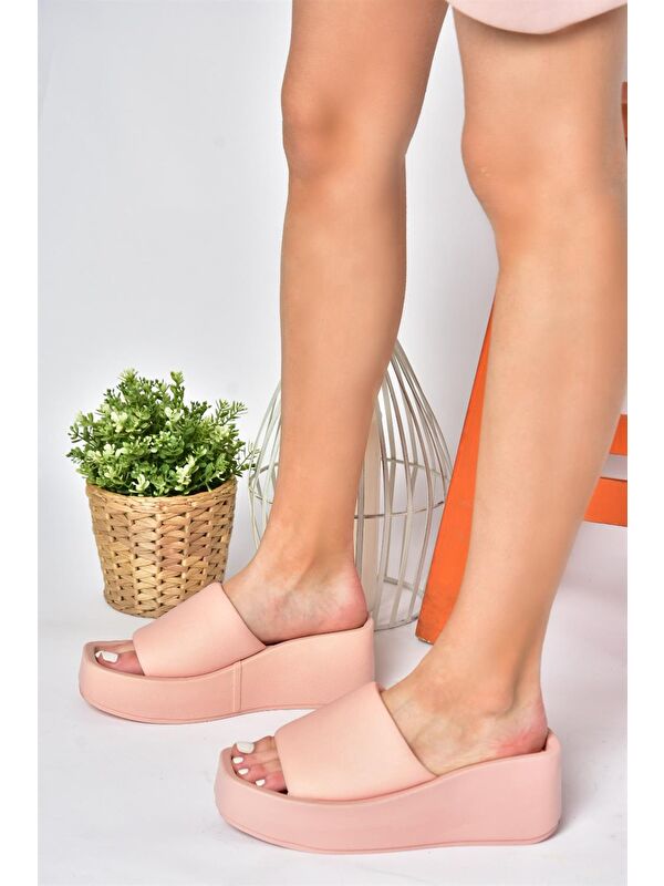 P267085804 Pudra Kadın Terlik - Görsel 3