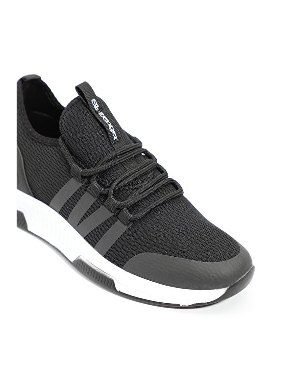 TUESDAY I Erkek Siyah / Kırmızı Koşu & Yürüyüş Spor Ayakkabısı - Görsel 5