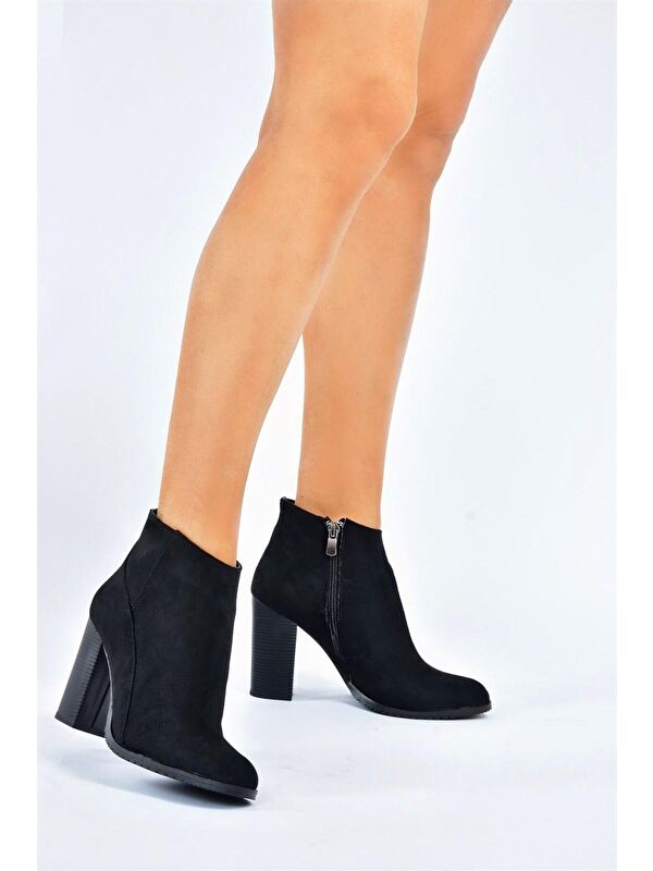 L6548131 Siyah Kadın Bot - Görsel 4