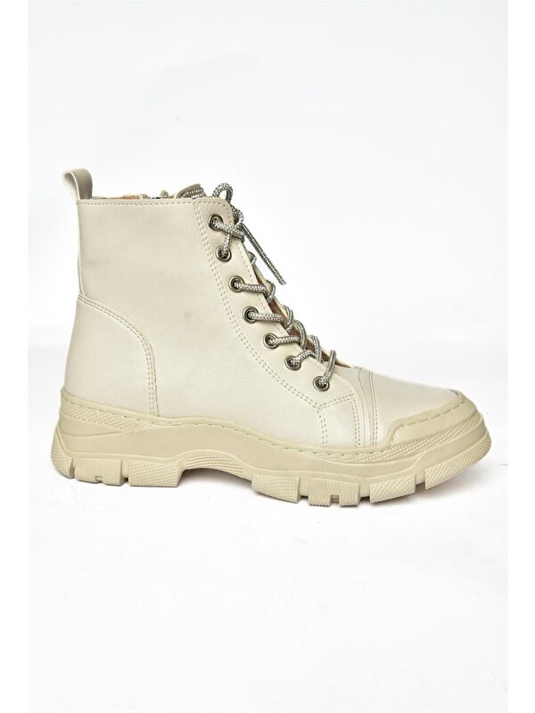 R6028899 Bej Kadın Bot - Görsel 5