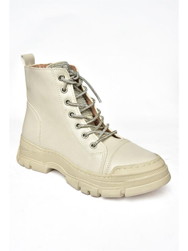 R6028899 Bej Kadın Bot - Görsel 6