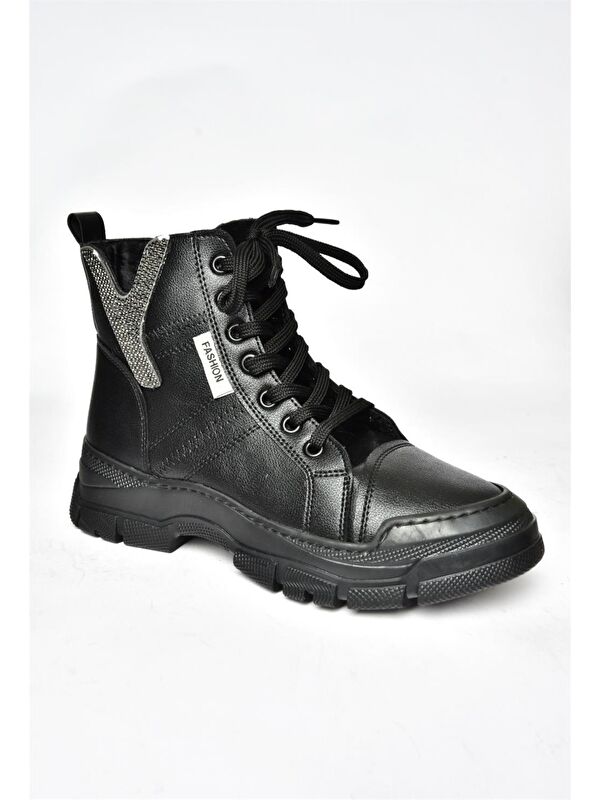 R6020852 Siyah Kadın Bot - Görsel 6