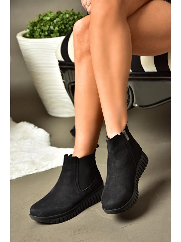R5554002 Siyah Kadın Bot - Görsel 3