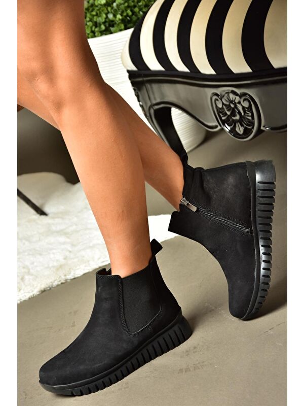 R5554002 Siyah Kadın Bot - Görsel 4