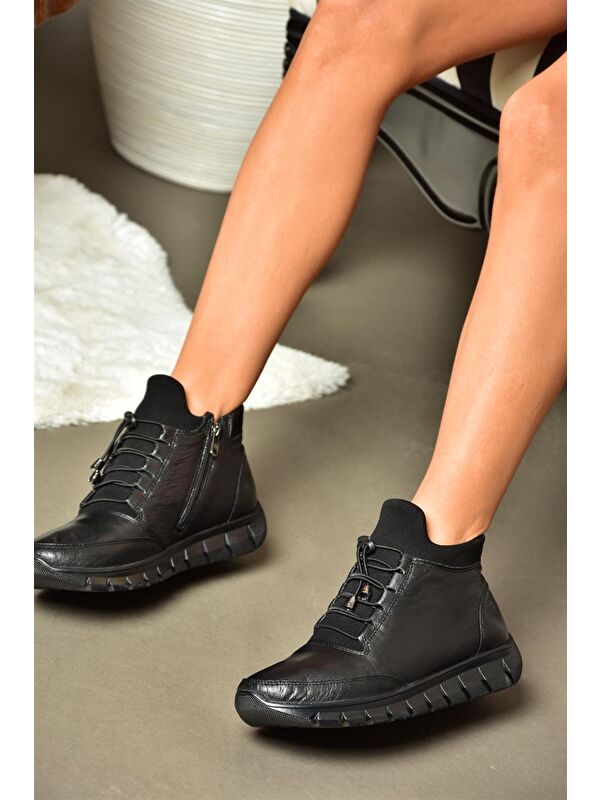 R5553010 Siyah Kadın Bot - Görsel 3