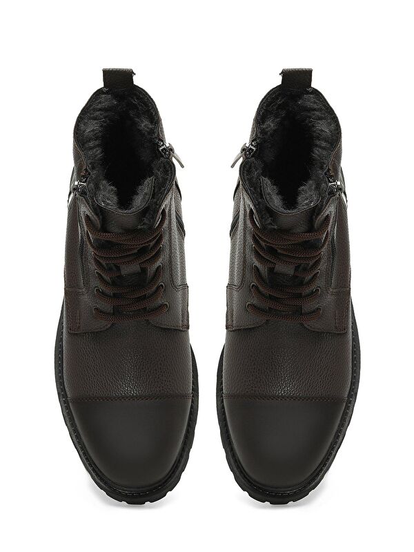 POINT 3PR Kahverengi Erkek Biker Bot - Görsel 5