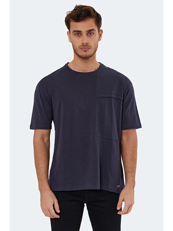 SLAZENGER KAURI Erkek %100 Pamuk Tişört Antrasit