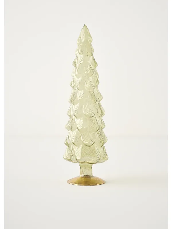 Bella Maison Pine Tree Yılbaşı Dekoratif Obje Naturel (10x10x35 cm)