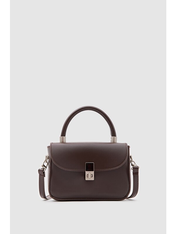 Shulebags Cobble Small Çapraz Çanta Kahve