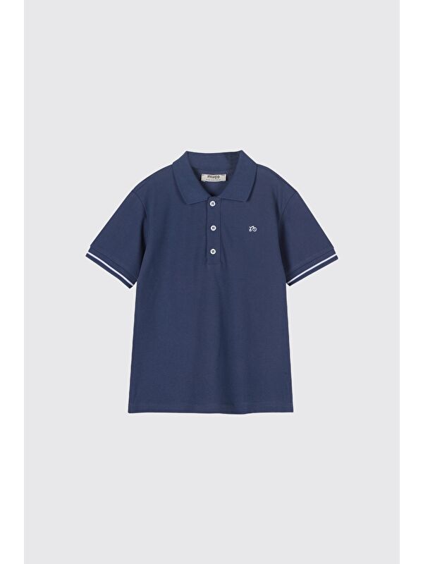 Panço Erkek Çocuk Lacivert Polo Yaka Tişört