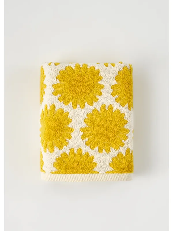 Bella Maison %100 Pamuk Sunny Yüz Havlusu Sarı (50x70 cm)