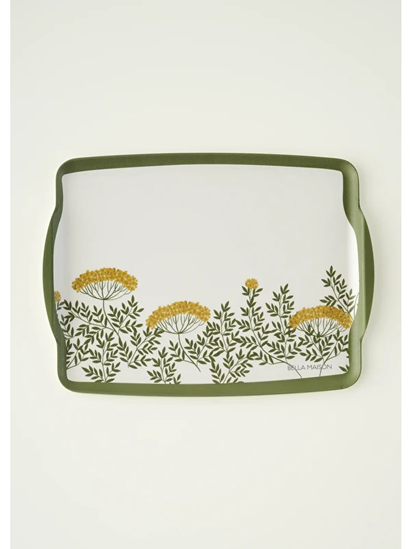 Bella Maison Garden Melamin Tepsi Yeşil (42x31 cm)