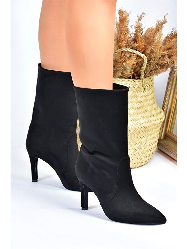 L4048913 Siyah Kadın Bot - Görsel 4