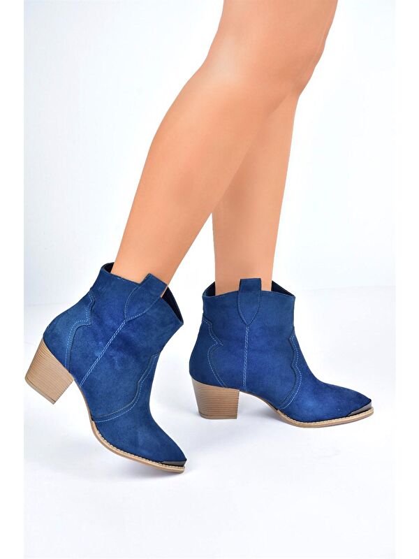 L4044030 Lacivert Kadın Bot - Görsel 4